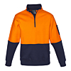 Unisex Hi Vis Half Zip Pullover