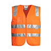 Unisex Hi Vis Full Zip Vest