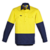 Mens Hi Vis Closed Front L/S Shirt