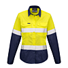 Womens Rugged Cooling Taped Hi Vis Spliced Shirt