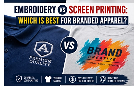 Embroidery vs. Screen Printing: Which Is Best for Branded Apparel?