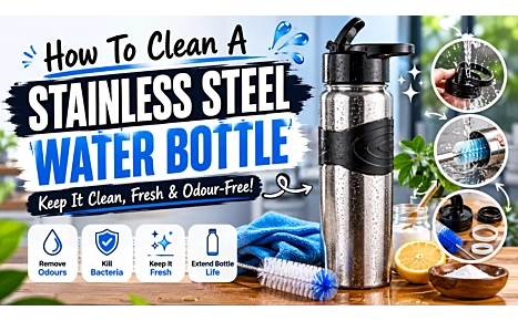 How to Clean a Stainless Steel Water Bottle (and Remove Odours) 