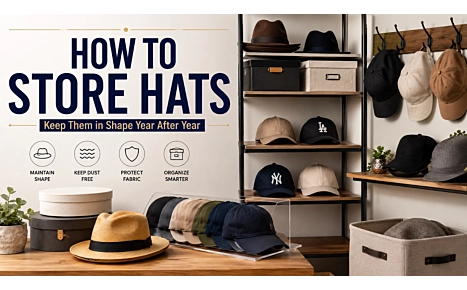 How to Store Hats & Caps Properly: Keep Them in Shape 