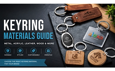 Keyring Materials Guide: Metal, Acrylic, Leather & More