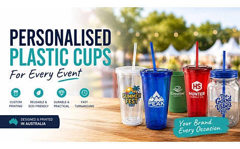 Personalised Plastic Cups: Reusable Branded Cups for Events 