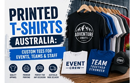 Printed T-Shirts Australia: Custom Tees for Events, Teams & Staff