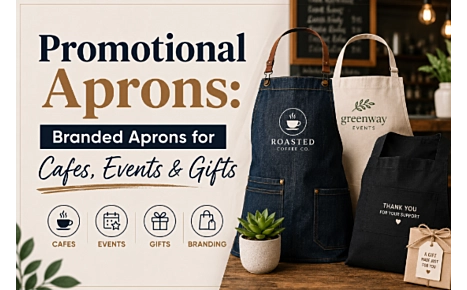 Promotional Aprons: Branded Aprons for Cafes, Events & Gifts