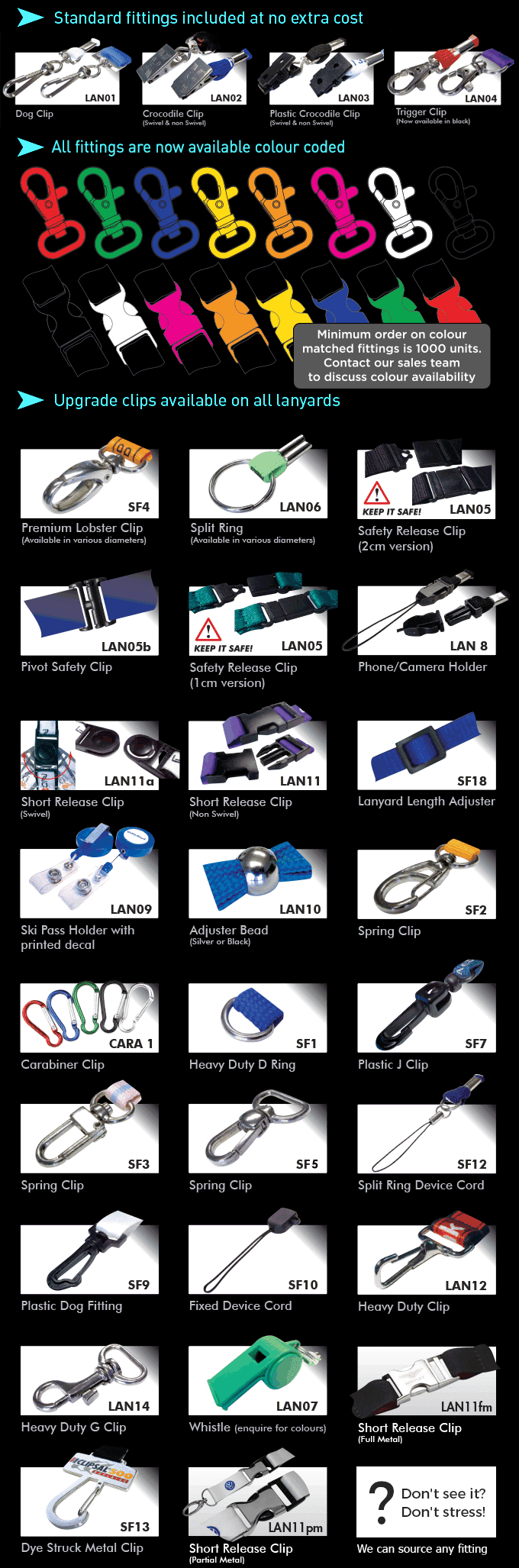 Lanyard Fittings