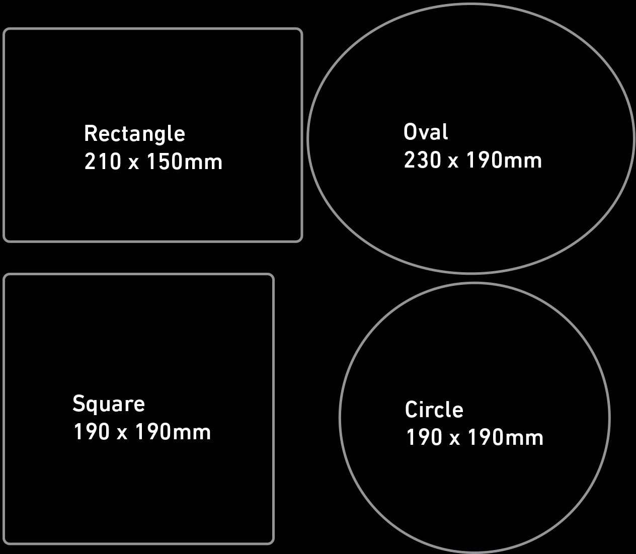 Mouse Mat Sizes