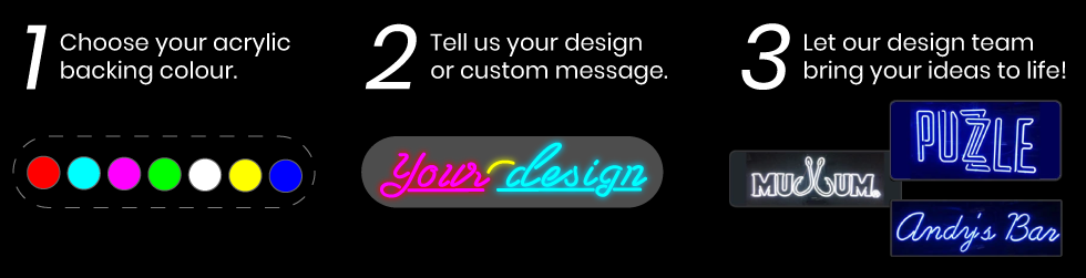 Custom neon signs